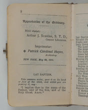 Load image into Gallery viewer, First Communicants Manual, in accordance with recent Pontifical Decress. Steinbrener, John Baptist. Publisher to the Holy See. Winterberg, Czechoslovakia. 1929.