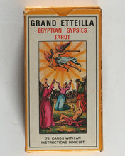 Load image into Gallery viewer, Grand Etteilla Egyptian Gypsies Tarot. J.-M. Simon. Paris. 1977. Cartomancie Grimaud, G104.