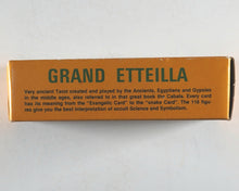 Load image into Gallery viewer, Grand Etteilla Egyptian Gypsies Tarot. J.-M. Simon. Paris. 1977. Cartomancie Grimaud, G104.