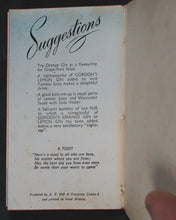 Load image into Gallery viewer, Recipes for Cocktails and other mixed Drinks. Tanqueray, Gordon & Co. Ltd. London. Circa 1950.