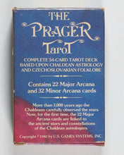 Load image into Gallery viewer, Prager Tarot. Stuart R. Kaplan. A.G. Müller & Cie. Switzerland. U.S. Games Systems, Inc. 38 East 32nd Street, New York City 10016. 1980