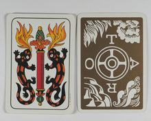 Load image into Gallery viewer, Prager Tarot. Stuart R. Kaplan. A.G. Müller & Cie. Switzerland. U.S. Games Systems, Inc. 38 East 32nd Street, New York City 10016. 1980