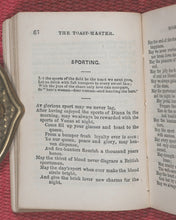 Load image into Gallery viewer, Social and Convivial Toast-Master and Compendium of Sentiment. McGuire, Frederic. Nelson Street, London. 1865.