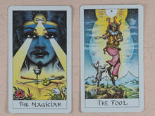 Load image into Gallery viewer, Cosmic Tarot. Norbert Lösche. F.X. Smid. Münchener Spielkartenfabriken GMBH & Co. KG. 1988.