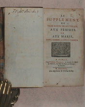 Load image into Gallery viewer, Bordelon, Laurent (1653-1730). Le supplément de Tasse rouzi friou titave. Aux Femmes ou aux Maris, pour donner à leurs Femmes. 1713, Pierre Prault, Paris.