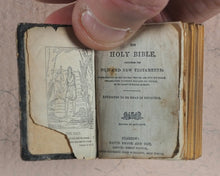 Load image into Gallery viewer, Holy Bible Containing The Old And New Testaments: Translated Out Of The Original Tongues. >>MINIATURE BRYCE BIBLE<< David Bryce & Son. Glasgow. 1901.
