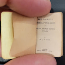 Load image into Gallery viewer, Tourists Conversational Guide in English, French, German, Italian, c1900.