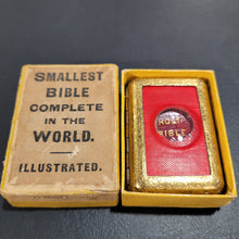 Load image into Gallery viewer, Smallest Bible Complete in the World - Illustrated c1901