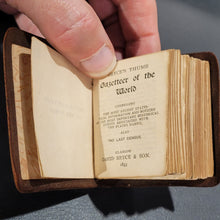 Load image into Gallery viewer, Bryce's Thumb Gazeteer of the World c1893. Published by David Bryce & Co.