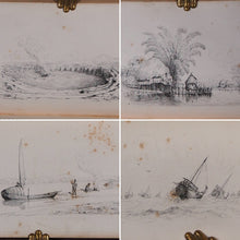 Load image into Gallery viewer, Sketcher's Tour Round the World. With illustrations from original drawings. ELWES, Robert.>>EXTRA ILLUSTRATED WITH FOUR ORIGINAL SIGNED SKETCHES BY THE AUTHOR<< Publication Date: 1854 Condition: Very Good