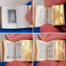 Load image into Gallery viewer, MINIATURE KORAN or QUR'AN, IN ARABIC, IN SILVER CASE. Publication Date: c.1890 Condition: Very Good. >>MINIATURE BOOK<<