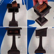 Load image into Gallery viewer, Holy Bible Containing the Old and New Testaments. Chained Bible and Lectern.>>MINIATURE BOOK<< Publication Date: 1901 Condition: Good