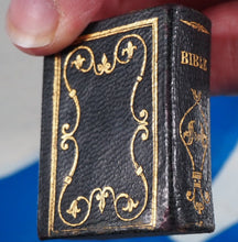 Load image into Gallery viewer, Bible in Miniature or a Concise History of both Testaments. >>MINIATURE BOOK/THUMB BIBLE<< Publication Date: 1845 CONDITION: VERY GOOD