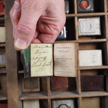 Load image into Gallery viewer, Children's Bread. Or Daily Texts for the Young. >>SCARCE CHILDRENS MINIATURE BOOK IN WALLET STYLE BINDING<< Publication Date: 1858 CONDITION: VERY GOOD