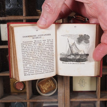 Load image into Gallery viewer, Naval Heroes of America. >>MARITIME MINIATURE BOOK<< Publication Date: 1851 CONDITION: VERY GOOD