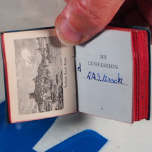 Load image into Gallery viewer, Thumb Confession Book. Publication Date: 1885 Condition: Very Good. >>MINIATURE BOOK<<