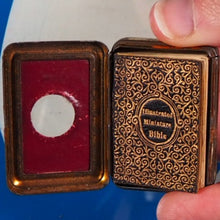 Load image into Gallery viewer, Holy Bible Containing The Old And New Testaments: Translated Out Of The Original Tongues >>MINIATURE BOOK<< Publication Date: 1901