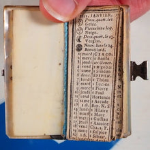 Load image into Gallery viewer, Demoraine Almanac 1811 >>MINIATURE BOOK WITH DE-LUXE BINDING<< Publication Date: 1810 CONDITION: VERY GOOD
