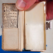 Load image into Gallery viewer, Demoraine Almanac 1811 >>MINIATURE BOOK WITH DE-LUXE BINDING<< Publication Date: 1810 CONDITION: VERY GOOD