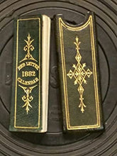 Load image into Gallery viewer, De La Rue's Improved Red Letter Calendar, Finger Shape. >>MINIATURE BOOK<<