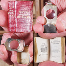 Load image into Gallery viewer, Smallest English Dictionary in the World. &gt;&gt;DE LUXE BRYCE MINIATURE DICTIONARY&lt;&lt; Publication Date: 1900 CONDITION: VERY GOOD
