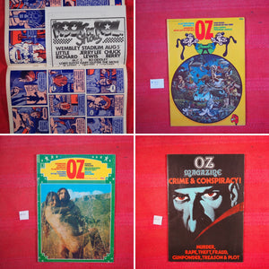 Set of OZ MAGAZINE FROM THE APOGEE OF THE SIXTIES. Neville, Richard, Felix Dennis and Jim Anderson (Editors). Numbers 1-48 (all published).