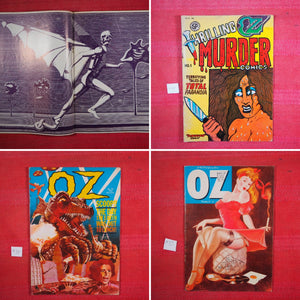 Set of OZ MAGAZINE FROM THE APOGEE OF THE SIXTIES. Neville, Richard, Felix Dennis and Jim Anderson (Editors). Numbers 1-48 (all published).