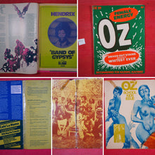 Load image into Gallery viewer, Set of OZ MAGAZINE FROM THE APOGEE OF THE SIXTIES. Neville, Richard, Felix Dennis and Jim Anderson (Editors). Numbers 1-48 (all published).

