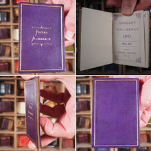 Load image into Gallery viewer, Renshaw&#39;s Royal Almanack for 1871. &gt;&gt;RARE ROYAL MINIATURE ALMANAC&lt;&lt; Publication Date: 1870 CONDITION: NEAR FINE
