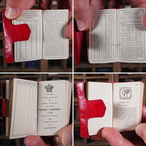 Pearl pocket Book and Fashionable Remembrancer for 1864 [with] Miniature Ball-Room Guide. >>RARE MINIATURE ALMANAC "FOR THE LADIES"<< Publication Date: 1863 CONDITION: NEAR FINE