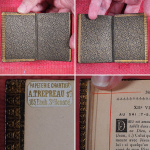 Petites Visites Au Saint-Sacrement Et A La Sainte Vierge. >>FINE MINIATURE BINDING<< Publication Date: 1890 CONDITION: NEAR FINE