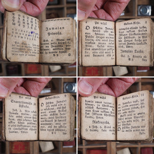 Muutamia Aiaturia ja Kutouria Jumalan Sanast (a selection of garden cuttings from the word of God). >>EARLY FINNISH MINIATURE BOOK<< Date: 1825