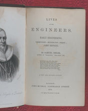 Load image into Gallery viewer, Lives of the Engineers. SMILES, Samuel. A new and revised edition. London: John Murray. 1874. &gt;&gt;OWNED AND SIGNED BY CHARLES DARWIN&#39;S SON AND DESCENDANTS&lt;&lt;
