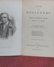 Load image into Gallery viewer, Lives of the Engineers. SMILES, Samuel. A new and revised edition. London: John Murray. 1874. &gt;&gt;OWNED AND SIGNED BY CHARLES DARWIN&#39;S SON AND DESCENDANTS&lt;&lt;
