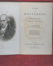 Load image into Gallery viewer, Lives of the Engineers. SMILES, Samuel. A new and revised edition. London: John Murray. 1874. &gt;&gt;OWNED AND SIGNED BY CHARLES DARWIN&#39;S SON AND DESCENDANTS&lt;&lt;
