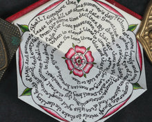 Load image into Gallery viewer, Shakespeare, William. William Shakespeare's Sonnet xviii. De Walden Press. Qualicum Beach. B.C. Canada.  ISBN 0973604123. 2005. Limited edition, number 18 out of 25.
