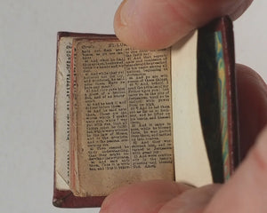 New Testament of the Lord and Saviour Jesus Christ. No publisher. No place. 1910. >>MICROBIBLE BINDING ATTRIBUTED TO 'CHALLENGER'<