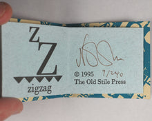 Load image into Gallery viewer, McDowall, Nicolas. A Bodoni Charade. Old Stile Press, Llandogo. 1995. Limited edition, number 9 of 240 copies. Signed by the author.
