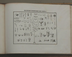 Voyage du Jeune Anacharsis en Grèce, vers le milieu du quatrième siècle avant l'ère vulgaire. Par J. J. Barthelemy. Chez Janet et Cotelle, Librairies, Paris. 1824. >>FINE SIGNED BINDING<<