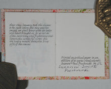 Load image into Gallery viewer, Pruchnicki, Suzanne Smith. Happy new year! Bronte Press, [Bourbonnais, IL?]. 1999. Limited edition, number 52 of 60, signed by the author.
