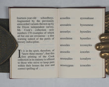 Load image into Gallery viewer, Isosceles : a collection of 270 variant spellings by schoolboys. Brian Cook (Compiler), Colin Dixon (Contributor).  Circle Press. York. 1992.
