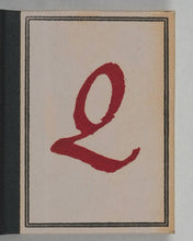 Load image into Gallery viewer, Koschembahr, Daniel. An italic alphabet. Square-Rigger Press. Lexington, Ky. [1984].  No. 42 of a limited edition of 200 copies
