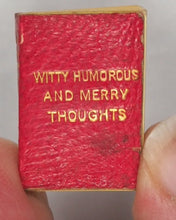 Load image into Gallery viewer, Mason, Thomas. Witty, Humorous and Merry Thoughts. Bryce, David &amp; Son. Glasgow. Circa 1883.
