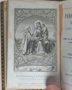Paroissien Romain très complet. Approuvé par son émminence le Cardinal Meignan Archvêque de Tours. Mame et Fils, Alfred.Tours.1894. >>SET OF 4 MINIATURE FINE SIGNED BINDINGS<<