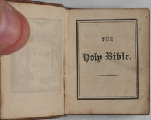 Load image into Gallery viewer, Thumb Bible. Verbum Sempiternum. Printed by F. Collins for T. Ilive at the Nag's Head, in Jewen-street Re-printed by W. Davy, [London]. 1818.
