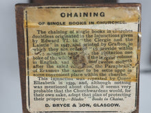 Load image into Gallery viewer, Holy Bible Containing the Old and New Testaments. Chained Bible and Lectern. Bryce, David &amp; Son. 1901.
