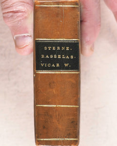 Sterne, Laurence [+] Dr. Samuel Johnson [+] Oliver Goldsmith. Sentimental Journey through France and Italy [+] Rasselas, a Tale [+] The Vicar of Wakefield. Jones & Co. 3, Acton Place, Kingsland Road. London. 1826 [+] 1825 [+] 1825.