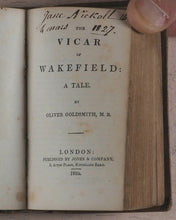 Load image into Gallery viewer, Sterne, Laurence [+] Dr. Samuel Johnson [+] Oliver Goldsmith. Sentimental Journey through France and Italy [+] Rasselas, a Tale [+] The Vicar of Wakefield. Jones &amp; Co. 3, Acton Place, Kingsland Road. London. 1826 [+] 1825 [+] 1825.
