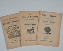 Load image into Gallery viewer, Nursery rhymes, from the royal collections + The Renowned History of Dame Trot and Her Cat + Cries of Banbury and London + Jack &amp; Jill &amp; Old Dame Gill. J.G.Rusher. Banbury. C.1820.
