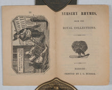 Load image into Gallery viewer, Nursery rhymes, from the royal collections + The Renowned History of Dame Trot and Her Cat + Cries of Banbury and London + Jack &amp; Jill &amp; Old Dame Gill. J.G.Rusher. Banbury. C.1820.
